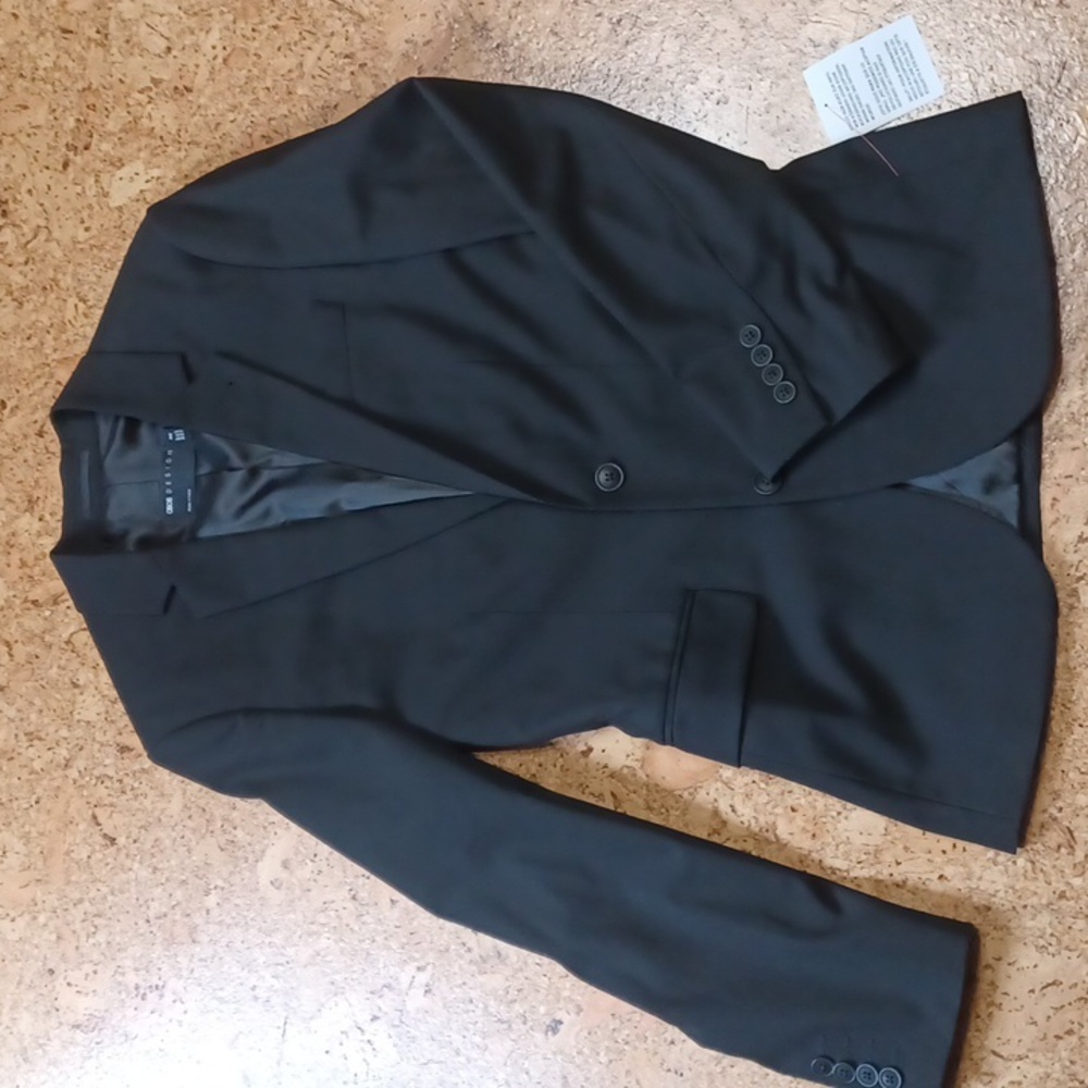 Asos Design Men's Skinny Black Suit Jacket Size 34 NWT